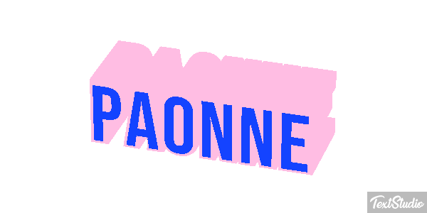 Paonne Efeito do texto