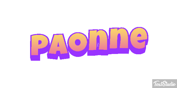 Paonne Efeito do texto