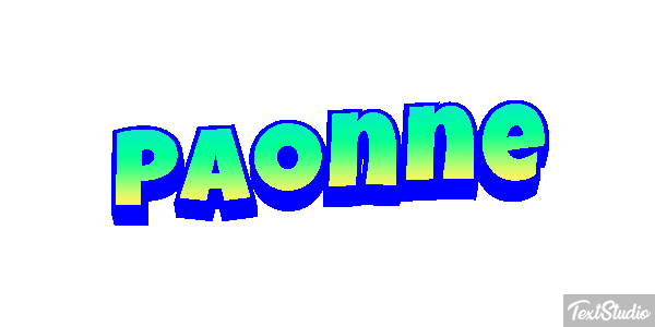 Paonne Efeito do texto