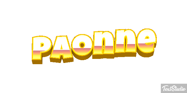 Paonne Efeito do texto