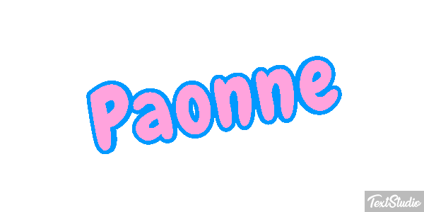 Paonne Efeito do texto