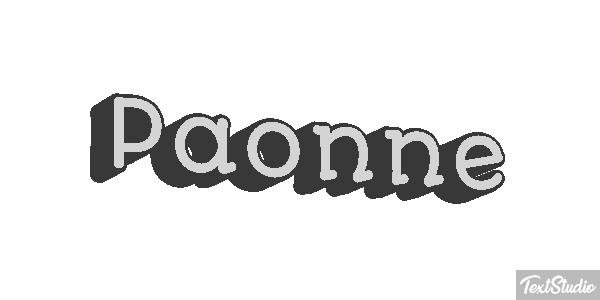 Paonne Efeito do texto