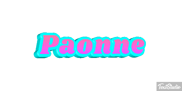 Paonne Efeito do texto