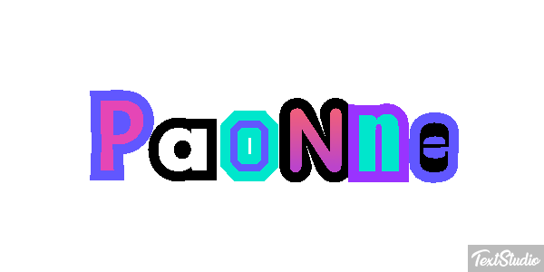 Paonne Efeito do texto