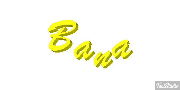 Bana Text effect