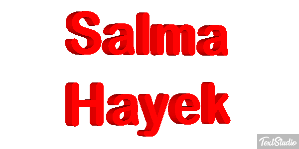 Salma Hayek Efecto de texto