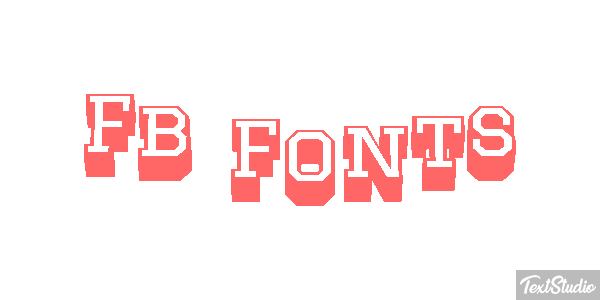Fb Fonts テキスト効果