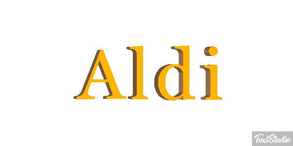 Âldi Efeito do texto