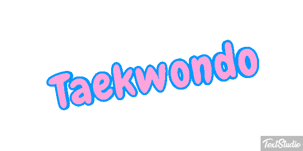 Taekwondo Tekst effect