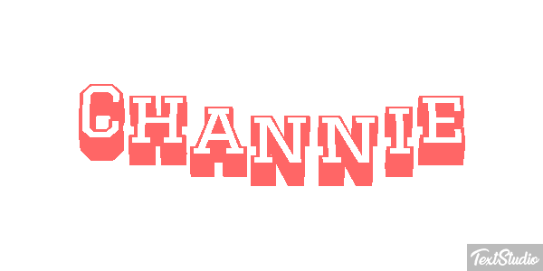 Channie Tekst effect