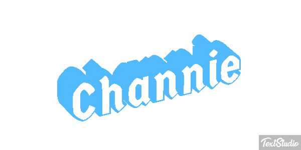 Channie Tekst effect