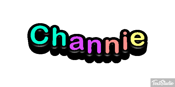 Channie Tekst effect