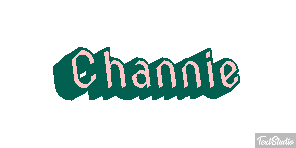 Channie Tekst effect