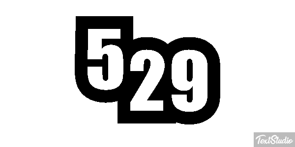 529 Text effect