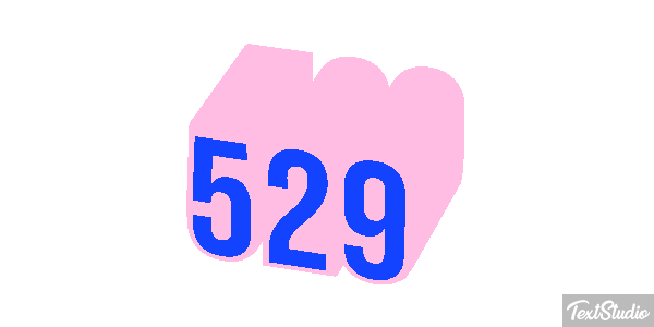 529 Text effect