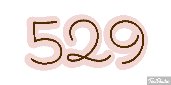 529 Text effect