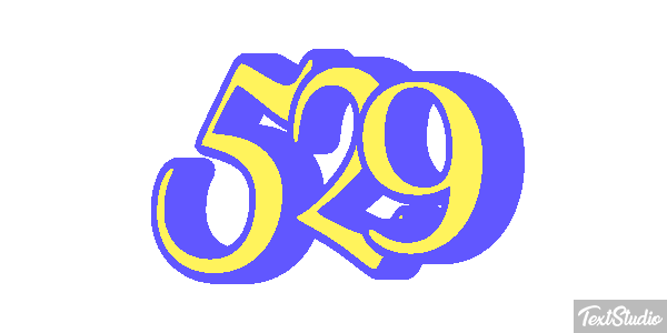 529 Text effect