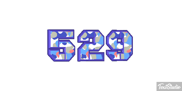 529 Text effect