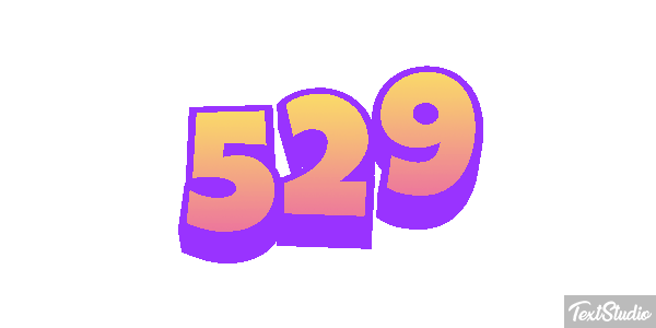 529 Text effect