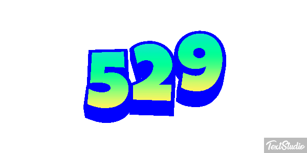 529 Text effect
