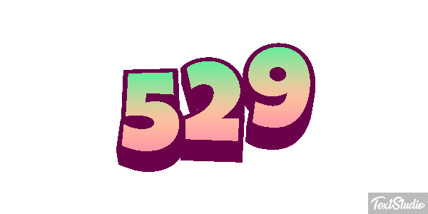 529 Text effect