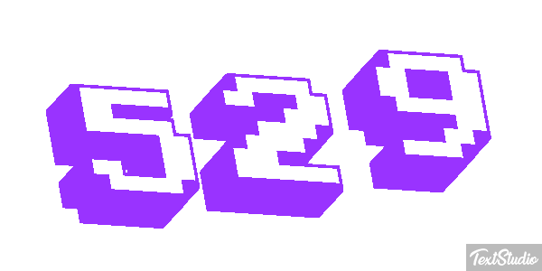 529 Text effect