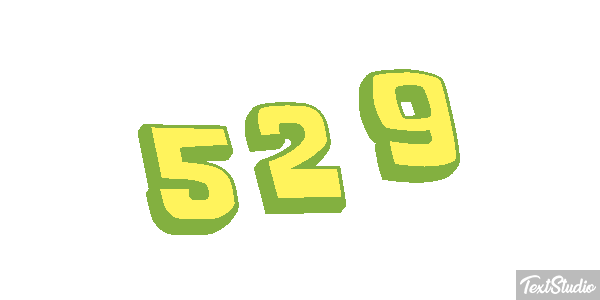 529 Text effect