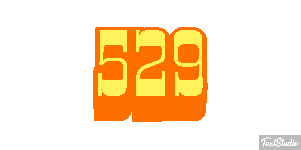 529 Text effect