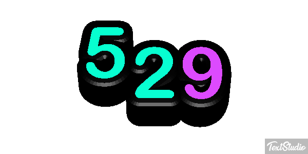 529 Text effect