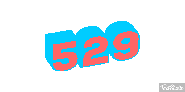 529 Text effect