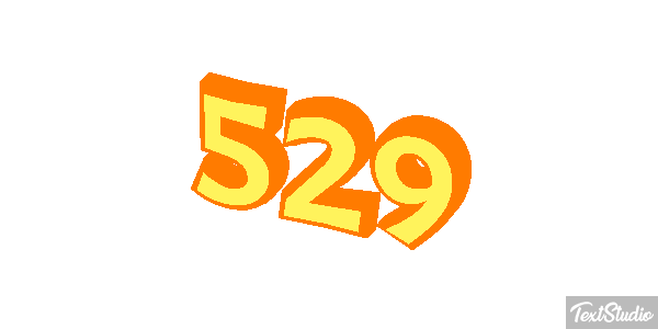 529 Text effect