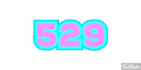 529 Text effect