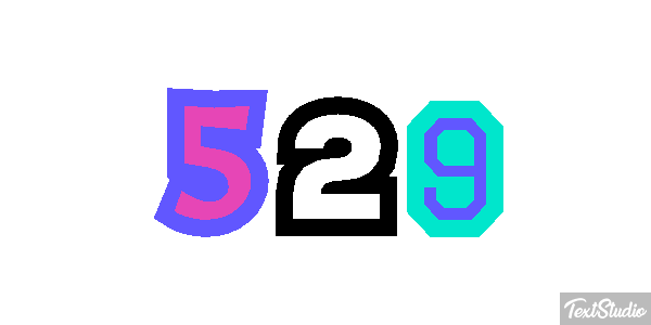 529 Text effect