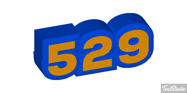 529 Text effect