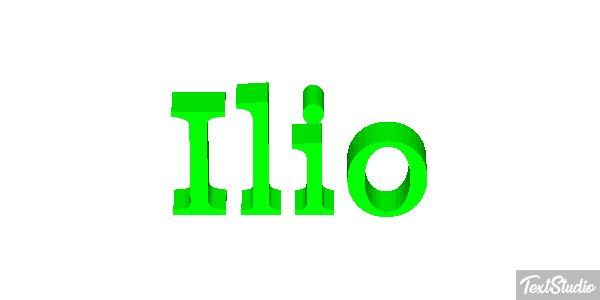Ilio Effetto testo