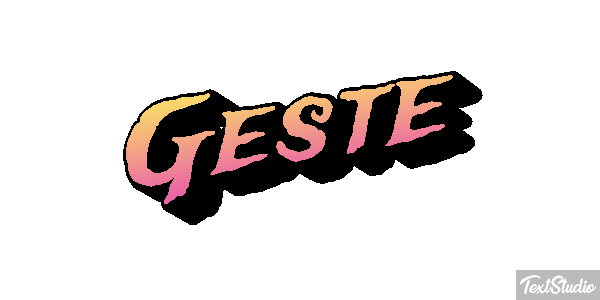 Geste Effet de texte