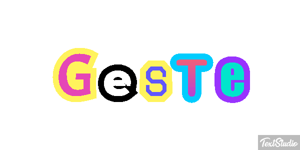 Geste Effet de texte