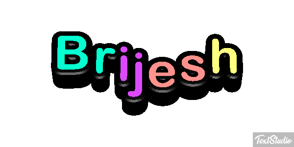 Brijesh Tekst effect