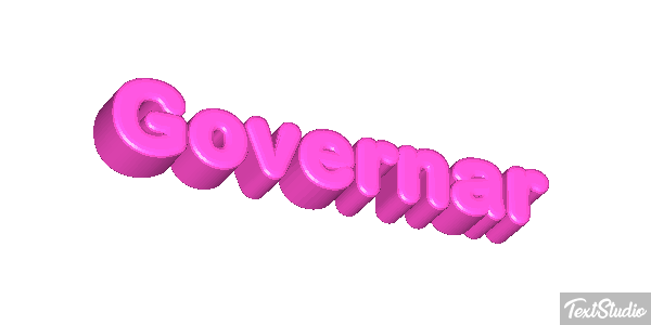 Governar Text effect