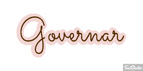 Governar Text effect