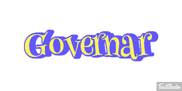 Governar Text effect