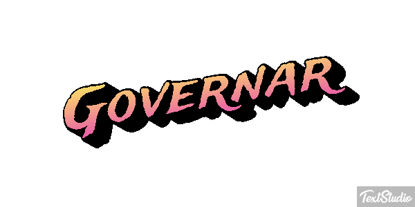 Governar Text effect