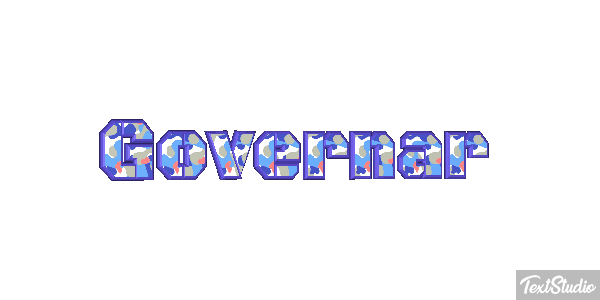 Governar Text effect
