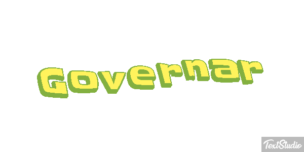 Governar Text effect