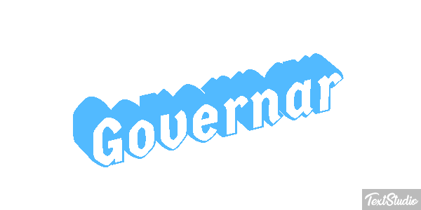 Governar Text effect