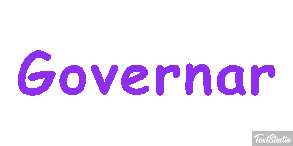 Governar Text effect