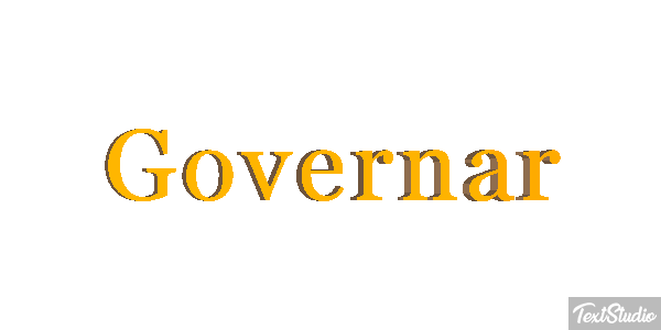 Governar Text effect