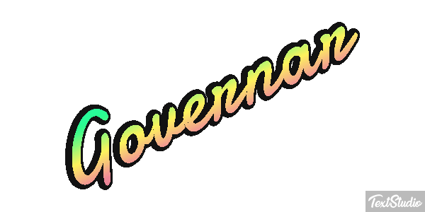 Governar Text effect