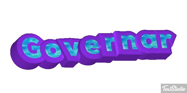 Governar Text effect
