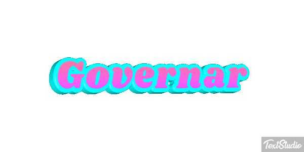 Governar Text effect